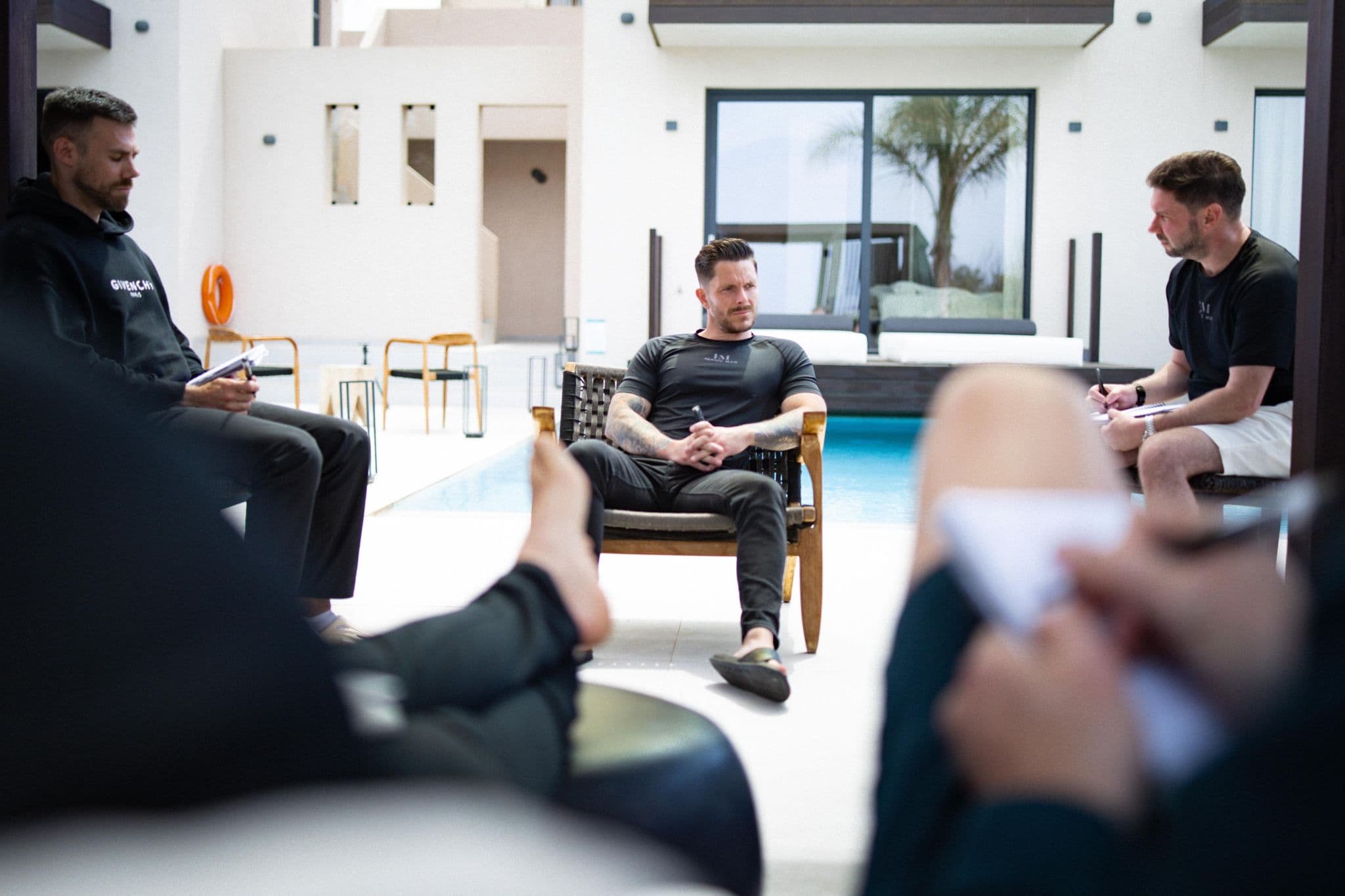 Pete coaching at a CEO Day