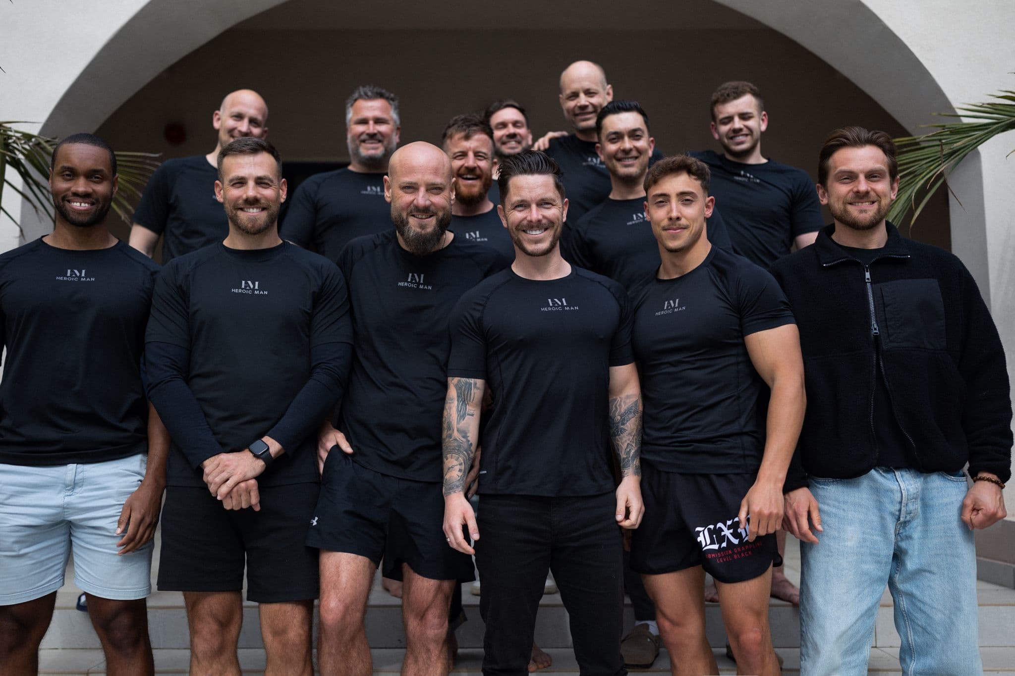 Heroic Man retreat — full group portrait